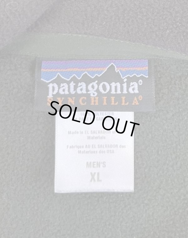 画像2: 07'S PATAGONIA シンチラ フルジップジャケット ブラック (VINTAGE)