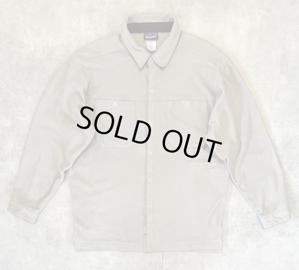 画像1: 06'S PATAGONIA "SYNCHILLA" ドットスナップボタン フリースシャツ ベージュ (VINTAGE)