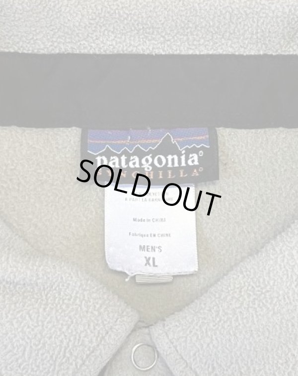 画像2: 06'S PATAGONIA "SYNCHILLA" ドットスナップボタン フリースシャツ ベージュ (VINTAGE)