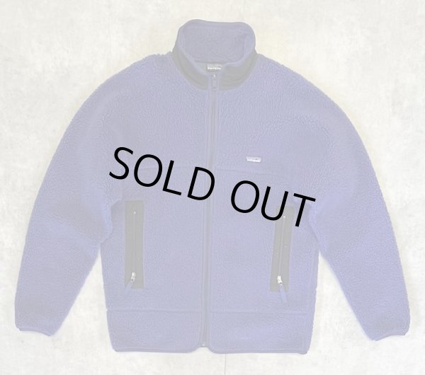 画像1: 90'S PATAGONIA 初期レトロX 裏地P.E.F フリースジャケット パープルブルー USA製 (VINTAGE)