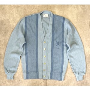 画像: 60'S SEARS アクリル カーディガン サックスブルー (VINTAGE) 
