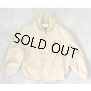 画像: 60'S ZERO KING 裏ボア付き ドリズラージャケット TALONジップ ベージュ USA製 (VINTAGE)