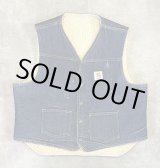 画像: 80'S CARHARTT 裏地ボア デニムベスト インディゴ USA製 (VINTAGE)