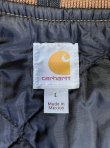 画像2: CARHARTT 裏地キルティング ダックベスト ブラウン メキシコ製 (DEADSTOCK)
