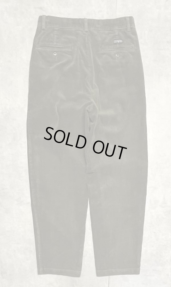 画像3: 90'S RALPH LAUREN "ANDREW PANT" ツープリーツ 太畝コーデュロイパンツ ダークオリーブ (VINTAGE)