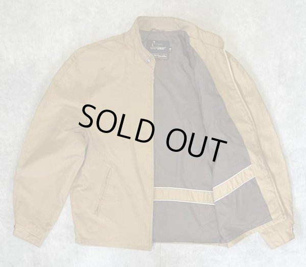 画像3: 70'S SEARS チンスト付き スタンドカラー ドリズラージャケット TALONジップ ライトブラウン (VINTAGE)