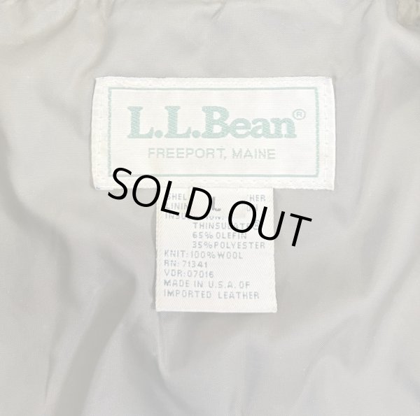 画像2: 90'S LL Bean "A-2" レザー フライトジャケット ダークブラウン USA製 (VINTAGE)