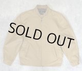 画像: 70'S SEARS チンスト付き スタンドカラー ドリズラージャケット TALONジップ ライトブラウン (VINTAGE)