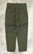 画像3: 70'S アメリカ軍 US ARMY "OG107" コットンサテン ベイカーパンツ ミリタリーグリーン (VINTAGE)