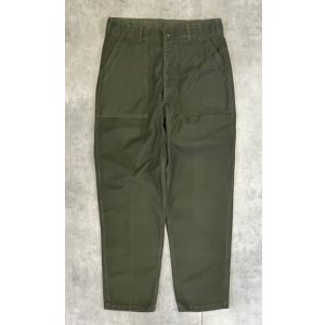 画像: 70'S アメリカ軍 US ARMY "OG107" コットンサテン ベイカーパンツ ミリタリーグリーン (VINTAGE)