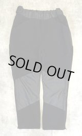 画像: KENYON サイドジップ付き フリースxナイロン パンツ ブラック USA製 (VINTAGE)