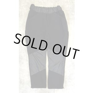 画像: KENYON サイドジップ付き フリースxナイロン パンツ ブラック USA製 (VINTAGE)