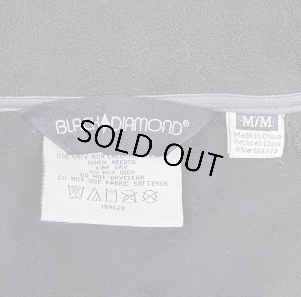 画像2: BLACK DIAMOND 裏地マイクロフリース ソフトシェルジャケット ブラック (VINTAGE)