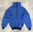 画像1: 80'S PATAGONIA デカタグ ハーフジップ ナイロン アノラックジャケット ブルー (VINTAGE)