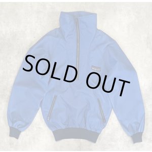 画像: 80'S PATAGONIA デカタグ ハーフジップ ナイロン アノラックジャケット ブルー (VINTAGE)