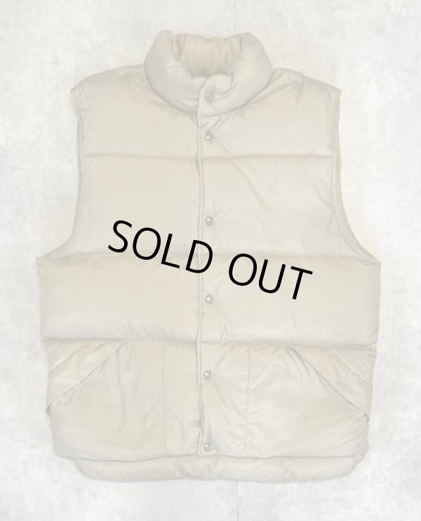 画像1: 90'S LL Bean グースダウン ダウンベスト タン (VINTAGE)