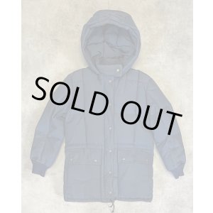 画像: 80'S EDDIE BAUER "KARAKORAM" 黒タグ フード付き ダウンジャケット ネイビー (VINTAGE)