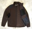 画像4: BLACK DIAMOND 裏地マイクロフリース ソフトシェルジャケット ブラウン/ブラック (VINTAGE)