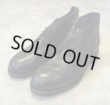 画像: 80'S アメリカ軍 US NAVY "ADDISON SHOE CO製" スチールトゥ レザー チャッカブーツ ブラック (DEADSTOCK)