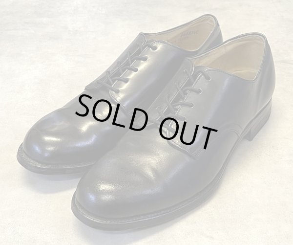 画像1: 80'S アメリカ軍 US NAVY "CRADDOCK TERRY製" レザーソール サービスシューズ (VINTAGE)