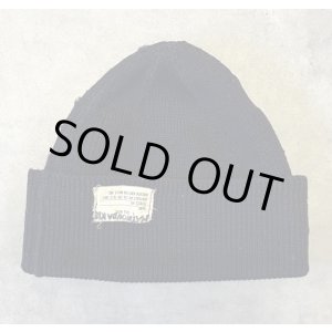 画像: 70'S アメリカ軍 US NAVY ウール100% ワッチキャップ ダークネイビー (VINTAGE) 