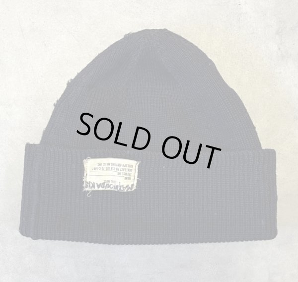 画像1: 70'S アメリカ軍 US NAVY ウール100% ワッチキャップ ダークネイビー (VINTAGE) 