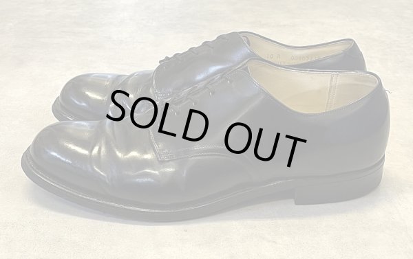 画像2: 70'S アメリカ軍 US NAVY "HANOVER SHOE INC製" レザーソール サービスシューズ (VINTAGE)