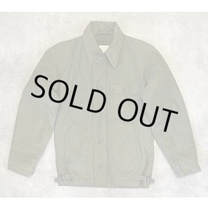 画像: 80'S アメリカ軍 US NAVY "A-2" デッキジャケット ミリタリーグリーン (VINTAGE)