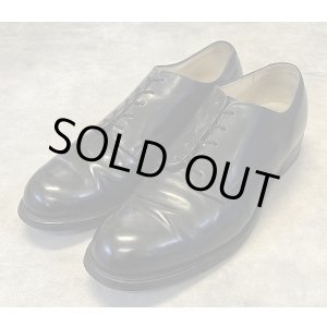 画像: 70'S アメリカ軍 US NAVY "HANOVER SHOE INC製" レザーソール サービスシューズ (VINTAGE)