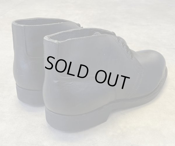 画像3: 80'S アメリカ軍 US NAVY "ADDISON SHOE CO製" スチールトゥ レザー チャッカブーツ ブラック (DEADSTOCK)