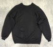 画像1: 90'S FRUIT OF THE LOOM ラグランスリーブ スウェットシャツ ブラック USA製 (VINTAGE)