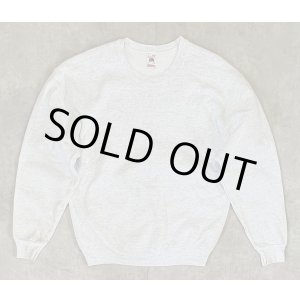 画像: 90'S FRUIT OF THE LOOM クルーネック ヘビーウエイト スウェットシャツ アッシュグレー USA製 (VINTAGE)