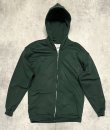 画像2: 90'S PLUMA 裏サーマル ダブルフェイス スウェットパーカー アルミジップ ダークグリーン (VINTAGE)