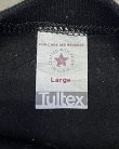 画像2: 80'S TULTEX ラグランスリーブ スウェットシャツ ブラック USA製 (VINTAGE)
