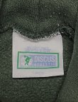 画像2: 90'S DISCUS ATHLETIC 脇の下ガゼット付き スウェット パーカー フェードグリーン USA製 (VINTAGE)
