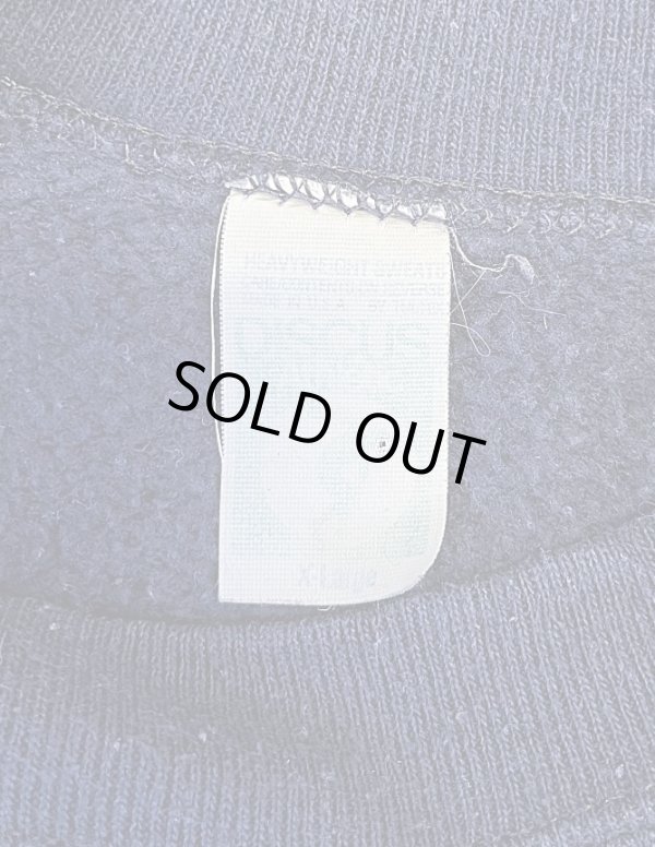 画像2: 80'S DISCUS ATHLETIC 脇の下ガゼット付き ラグランスリーブ スウェットシャツ ネイビー USA製 (VINTAGE)