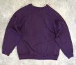 画像1: 90'S TULTEX ラグランスリーブ スウェットシャツ グレープ USA製 (VINTAGE)