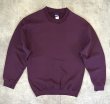 画像1: 90'S HONORS クルーネック スウェットシャツ ワインレッド USA製 (VINTAGE)
