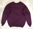 画像1: 80'S HANES ラグランスリーブ スウェットシャツ ダークワインレッド USA製 (VINTAGE)