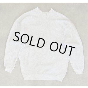 画像: 90'S UNKNOWN クルーネック スウェットシャツ アッシュグレー USA製 (VINTAGE)