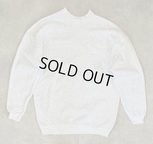 画像1: 90'S UNKNOWN クルーネック スウェットシャツ アッシュグレー USA製 (VINTAGE)