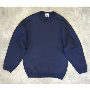 画像: 90'S BVD クルーネック スウェットシャツ ネイビー USA製 (VINTAGE)