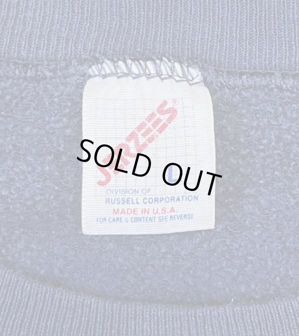 画像2: 80'S JERZEES クルーネック スウェットシャツ ネイビー USA製 (VINTAGE)