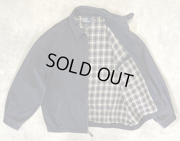 画像4: 90'S RALPH LAUREN チンスト付き ドリズラージャケット ネイビー (VINTAGE)