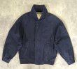画像1: 90'S EDDIE BAUER 白タグ コットン ドリズラージャケット ネイビー (VINTAGE)