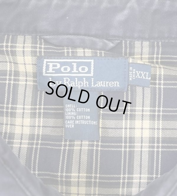 画像2: 90'S RALPH LAUREN チンスト付き ドリズラージャケット ネイビー (VINTAGE)