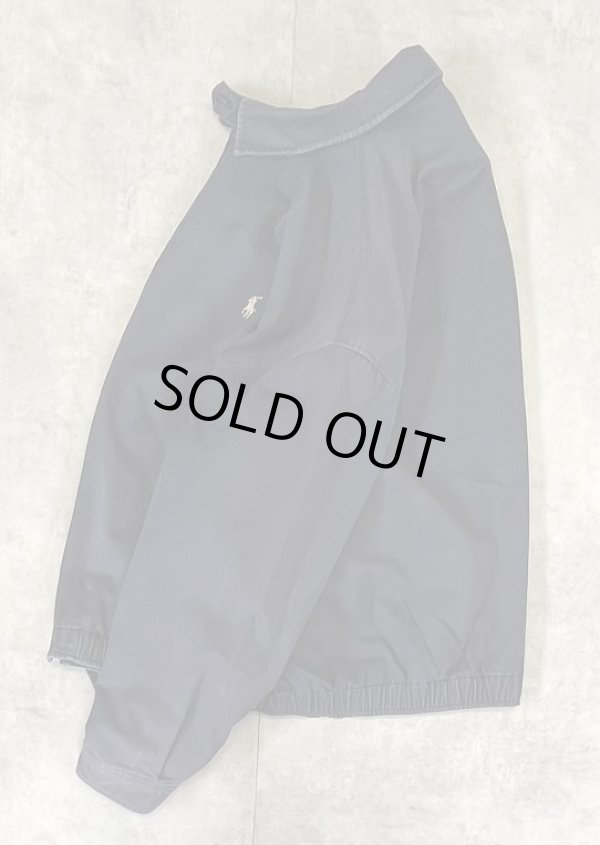 画像5: 90'S RALPH LAUREN チンスト付き ドリズラージャケット ネイビー (VINTAGE)