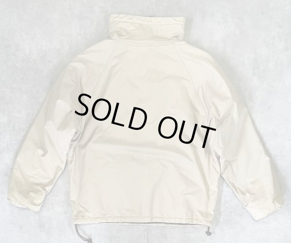 画像5: 00'S J.CREW 旧タグ コットン/ナイロン 裏地フリース アノラック ベージュ (VINTAGE)