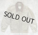 画像: 90'S LL Bean 襟レザー 裏地キルティング ドリズラージャケット カーキ (VINTAGE)