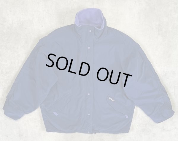 画像1: 80'S PATAGONIA ”SOFT SHELL CAPILENE JACKET" 旧タグ 裏地フリース ソフトシェルジャケット ネイビー USA製 (VINTAGE)